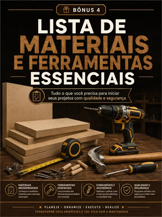 Materiais e ferramentas